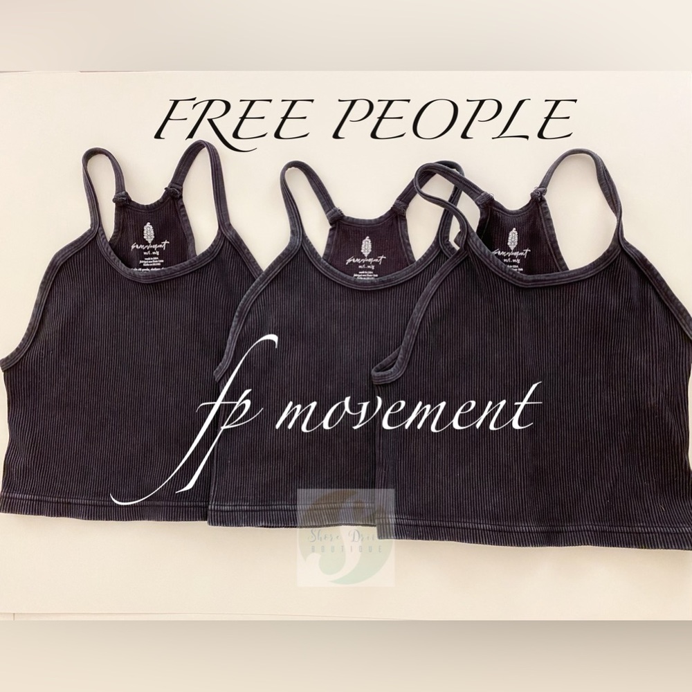 ONE NEW FREE PEOPLE HAPPINESS RUNS TANK M/L WITH LOGO
